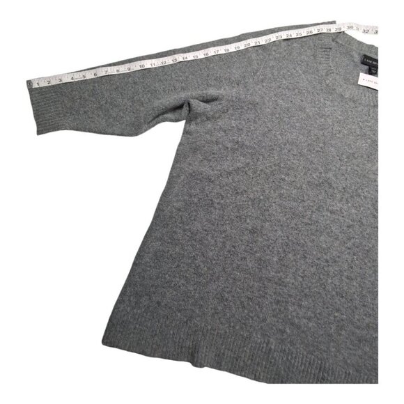 Lane Bryant Sweater Sparkle Rhinestone Holiday Party Gray Womens Plus Size 26/28 - Picture 9 of 9